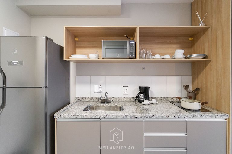 Balcony, pool, gym, 400m from Allianz Parque