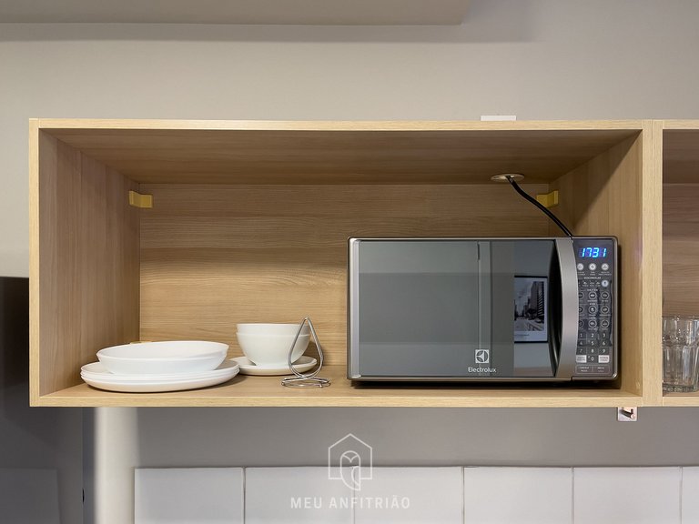 Balcony, pool, gym, 400m from Allianz Parque