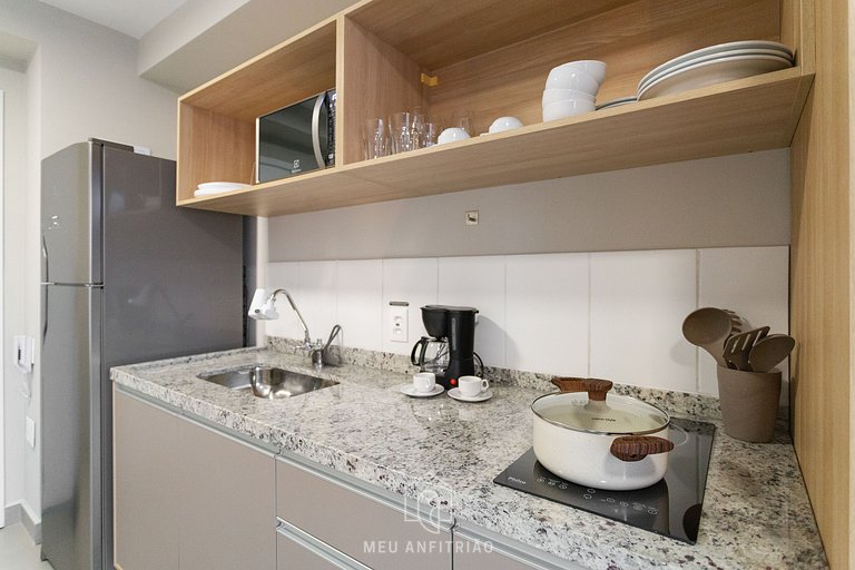 Balcony, pool, gym, 400m from Allianz Parque