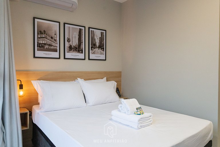 Balcony, pool, gym, 400m from Allianz Parque