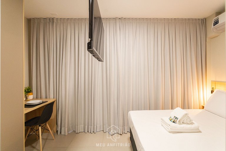 Balcony, pool, gym, 400m from Allianz Parque