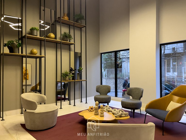 Balcony, pool, gym, 400m from Allianz Parque