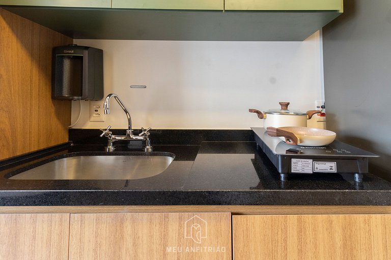 Studio completo a 700m do Parque Ibirapuera