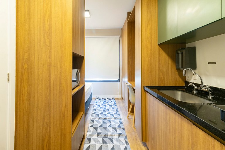 Studio completo a 700m do Parque Ibirapuera