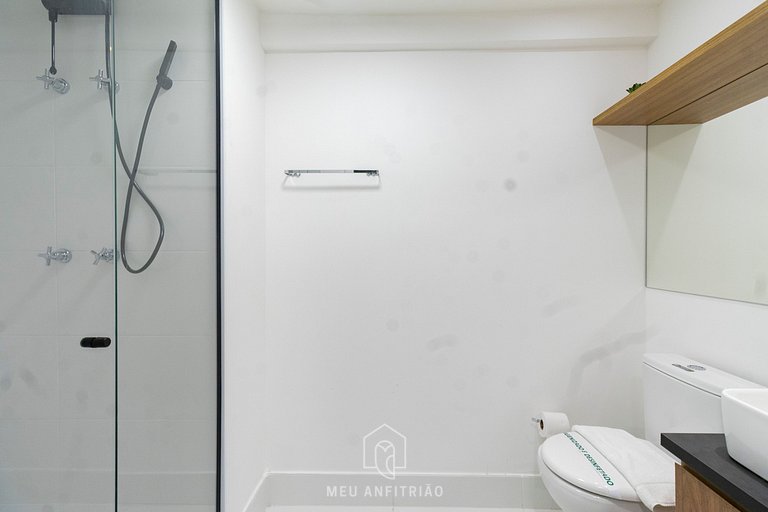 Complete studio 700m from Ibirapuera Park