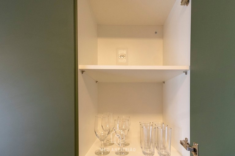 Studio completo a 700m do Parque Ibirapuera