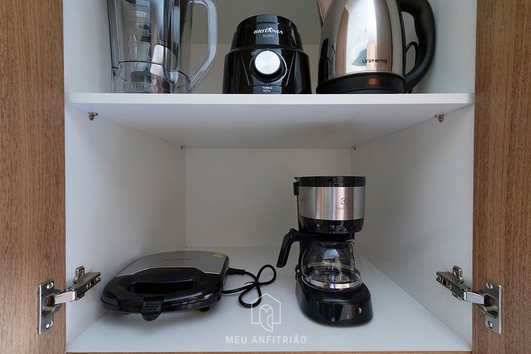 Studio completo a 700m do Parque Ibirapuera