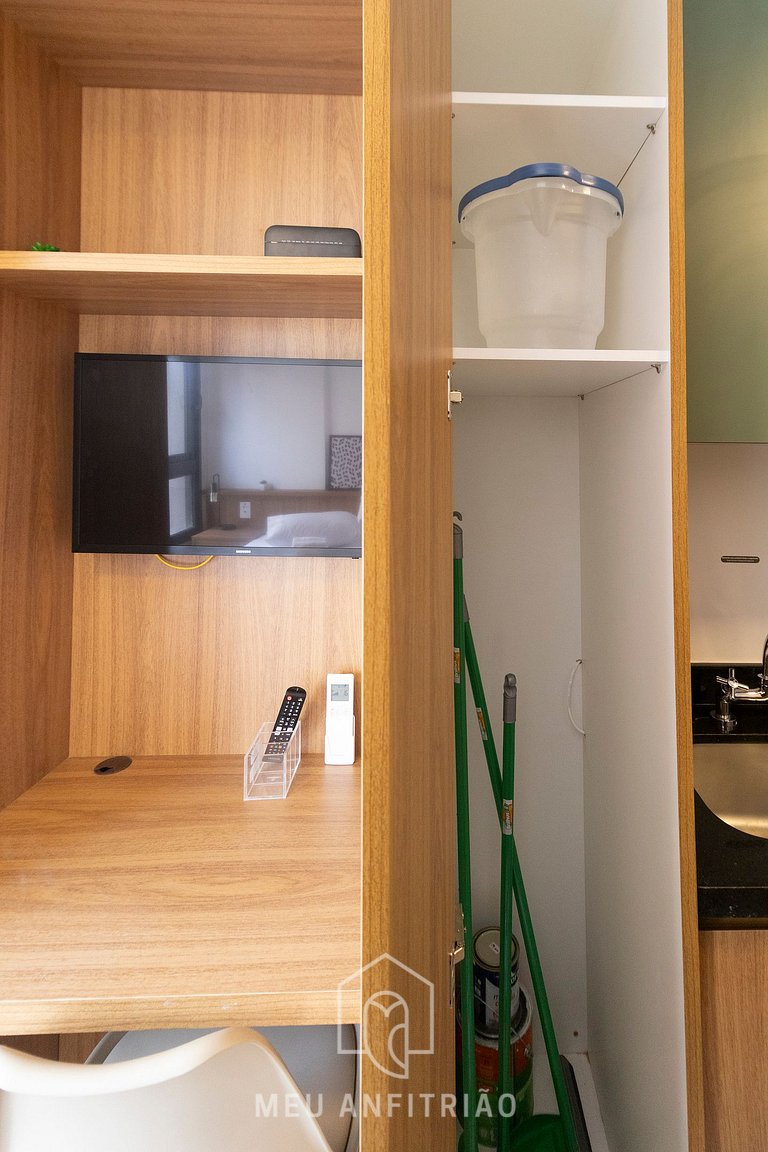 Complete studio 700m from Ibirapuera Park