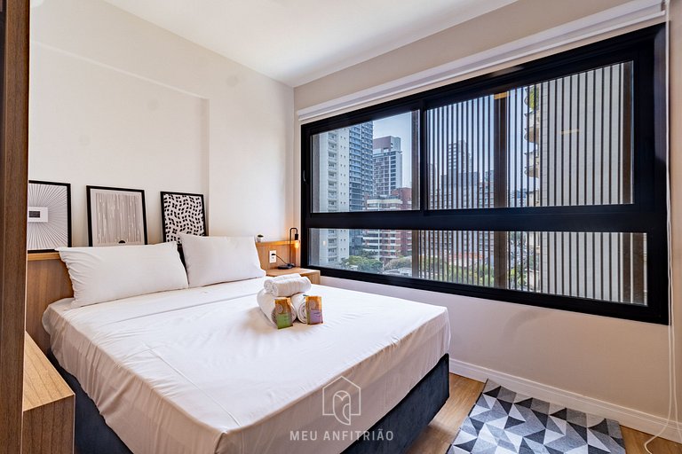 Complete studio 700m from Ibirapuera Park