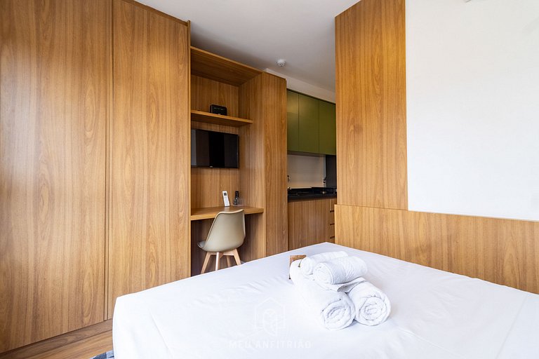 Complete studio 700m from Ibirapuera Park