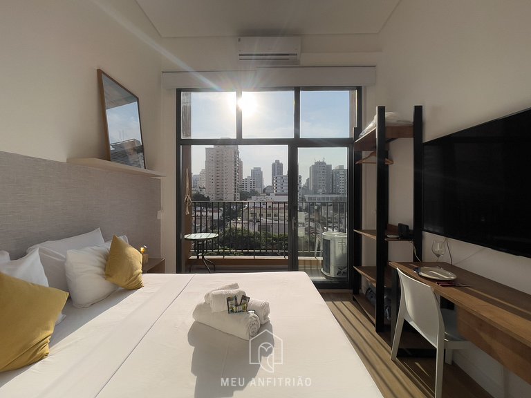 Comfortable studio 600m from Allianz Parque