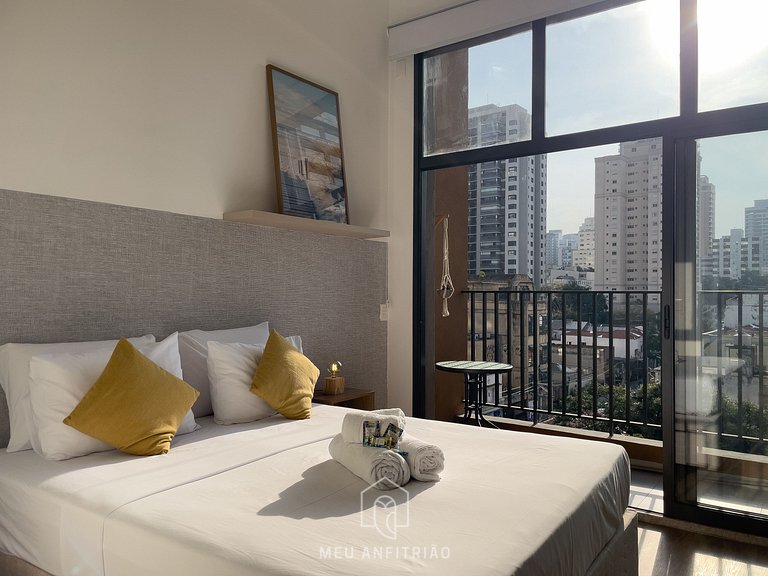 Comfortable studio 600m from Allianz Parque