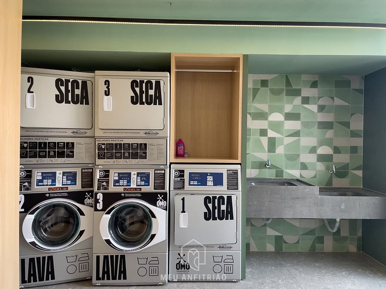 Studio p/4, lazer completo perto do Allianz/PUC-SP