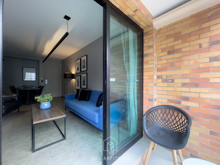 Studio amplo, piscina, lazer e vaga de garagem