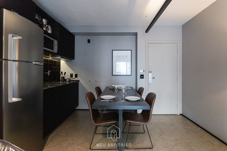 Studio amplo, piscina, lazer e vaga de garagem