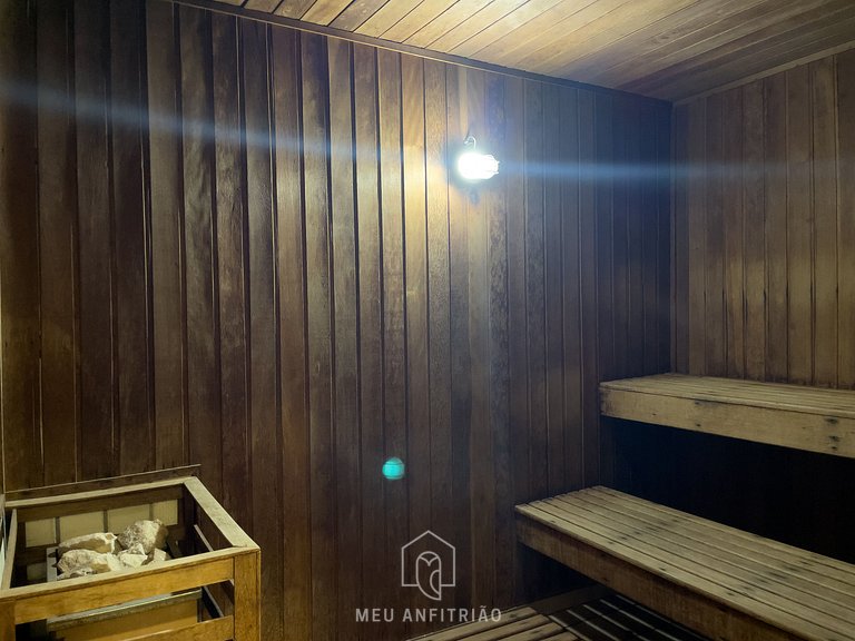 Studio amplo, piscina, lazer e vaga de garagem