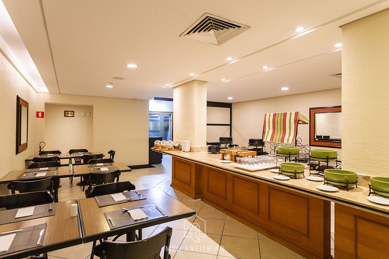 Studio amplo, piscina, lazer e vaga de garagem