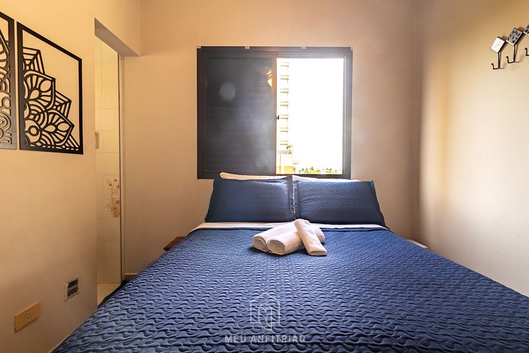 Apt for 6 with garage 500m from Enseada Beach