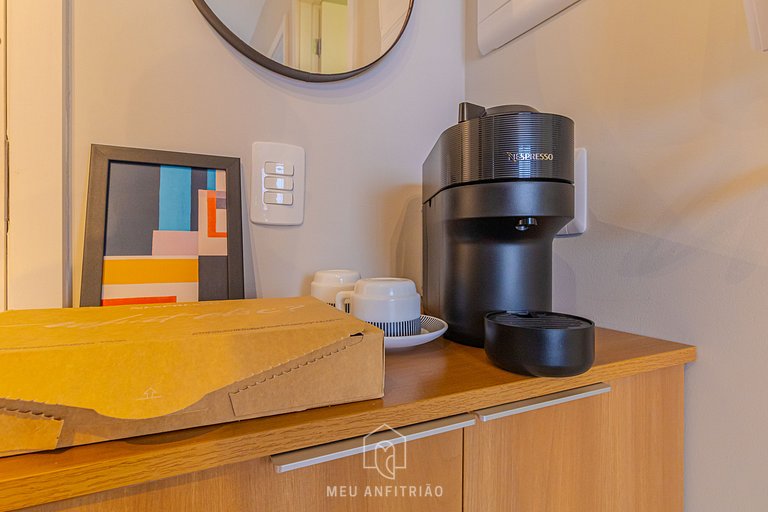 Apt for 3 people with balcony 1km from the airport