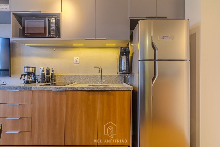 Apt for 3 people with balcony 1km from the airport