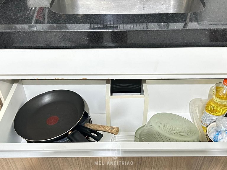 Apartamento 3 Quartos com Churrasqueira no Guarujá