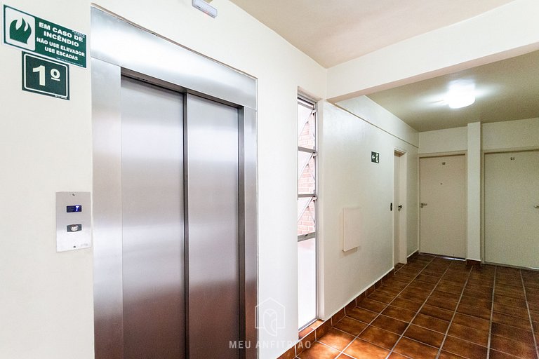 Apartamento 3 Habitaciones con Parrilla en Guarujá