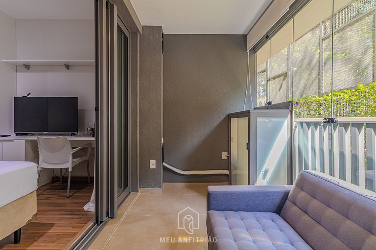 Studio em Vila Madalena — Piscina, academia e lazer