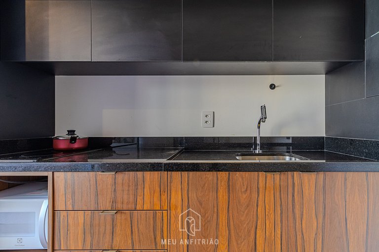 Studio for 2, balcony, leisure 200m from subway