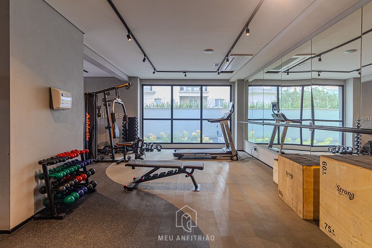 Studio for 2, balcony, leisure 200m from subway