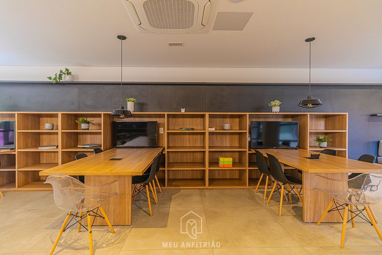 Studio for 2, balcony, leisure 200m from subway