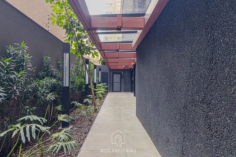 Studio for 2, balcony, leisure 200m from subway