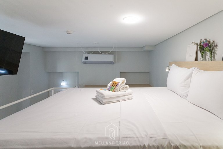 31m², mezanine, balcony, leisure 600m from subway