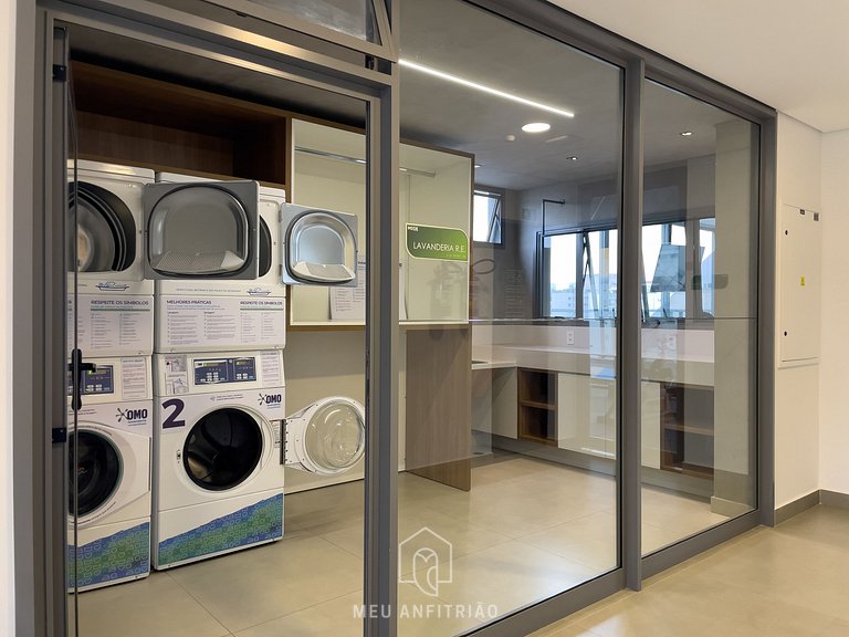 Varanda e lazer completo a 1km do Allianz Parque