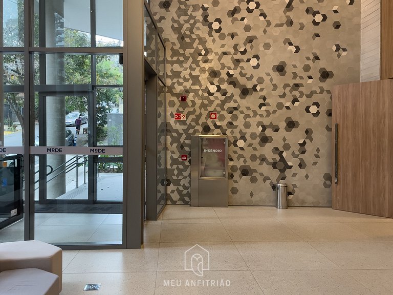 Balcony & complete leisure 1km from Allianz Parque