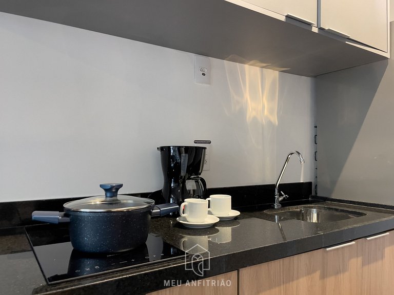 Balcony & complete leisure 1km from Allianz Parque