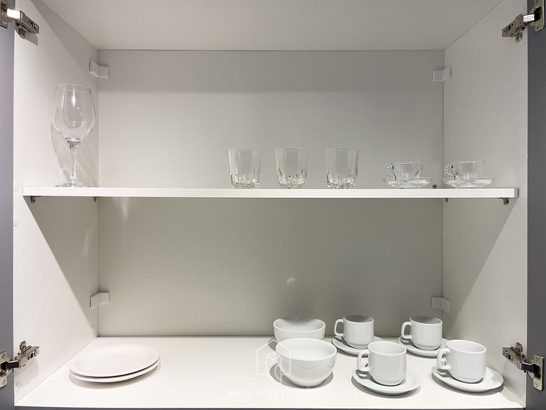 Balcony & complete leisure 1km from Allianz Parque