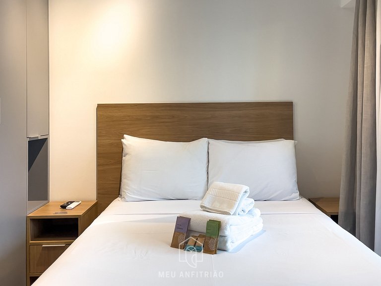 Balcony & complete leisure 1km from Allianz Parque