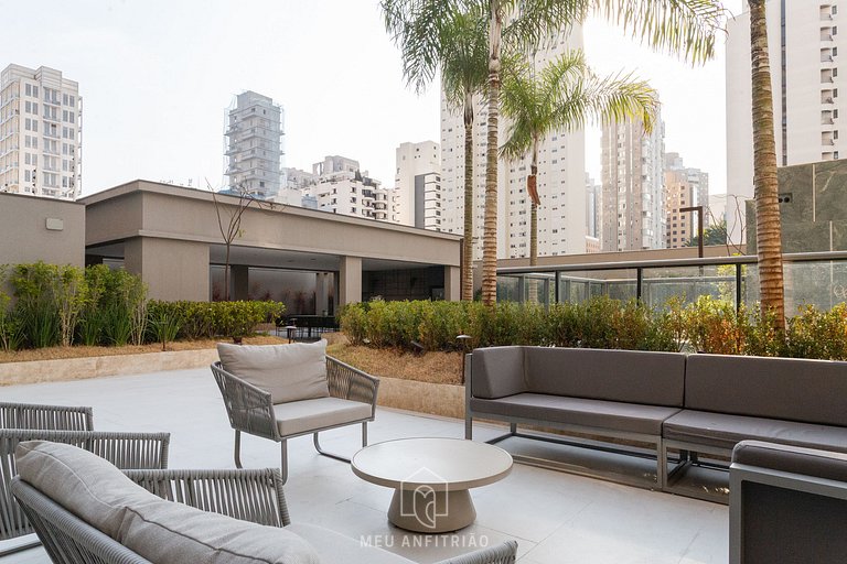 Studio p/2, piscina, academia a 500m do metrô