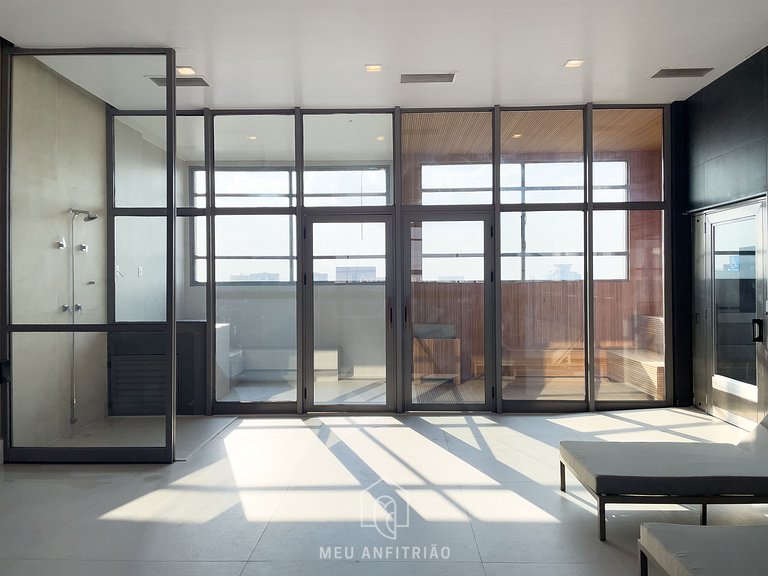 Studio p/2, piscina, academia a 500m do metrô