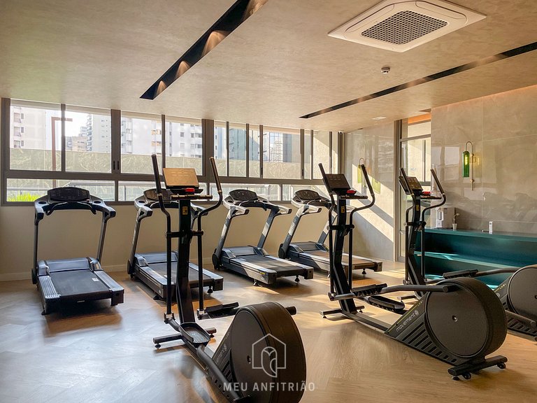 Studio p/2, piscina, academia a 500m do metrô