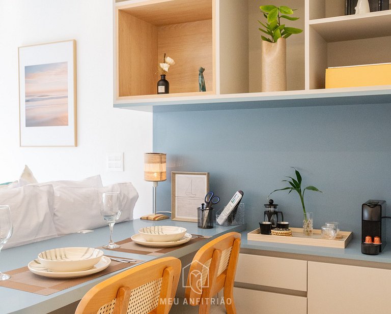 Studio p/2, piscina, academia a 500m do metrô