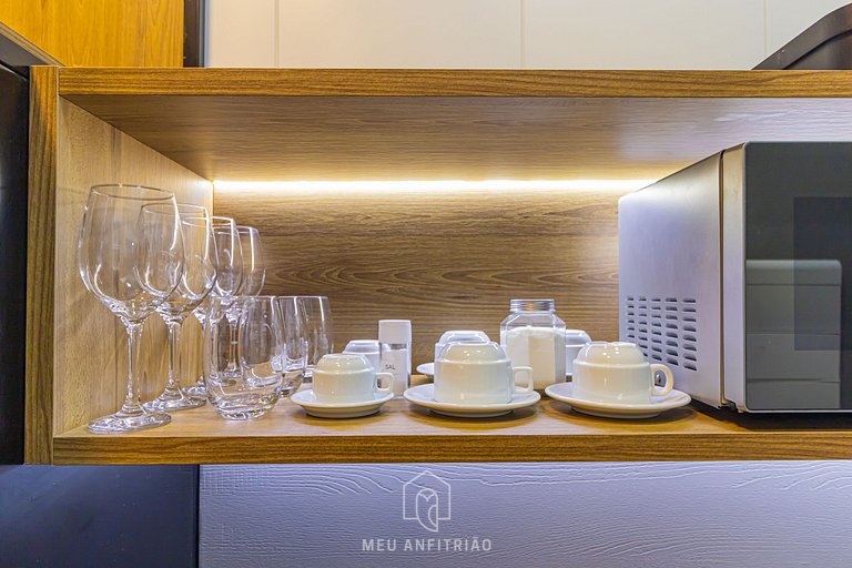 Studio for 2, balcony 400m of Vila Madalena subway