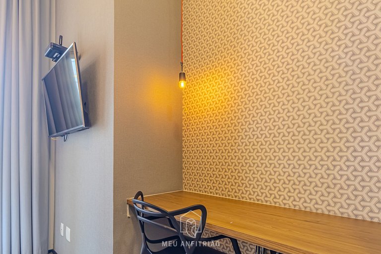 Studio for 2, balcony 400m of Vila Madalena subway