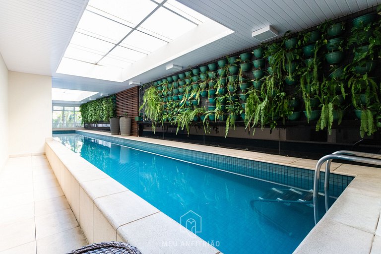 28m² | 3 pessoas | Piscina | Próx. à Liberdade