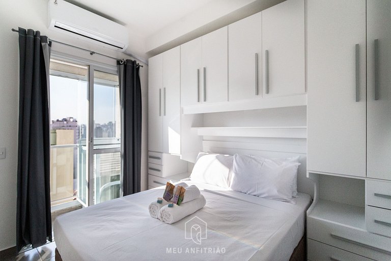 28m² | 3 people | Pool | Near Liberdade