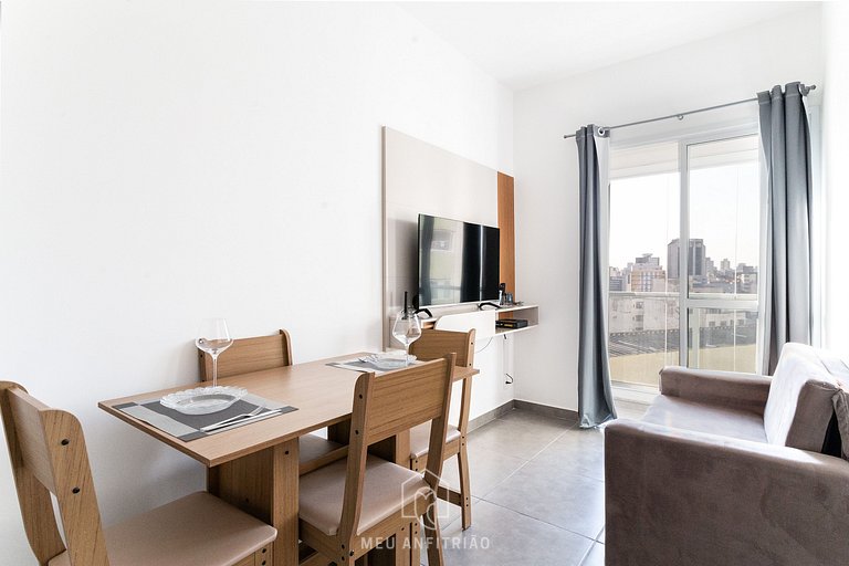 28m² | 3 people | Pool | Near Liberdade