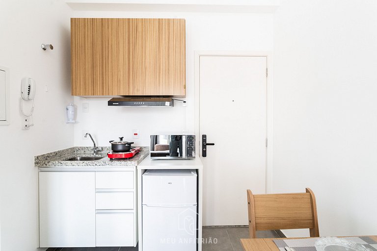 Apartment for 3, complete leisure near Liberdade