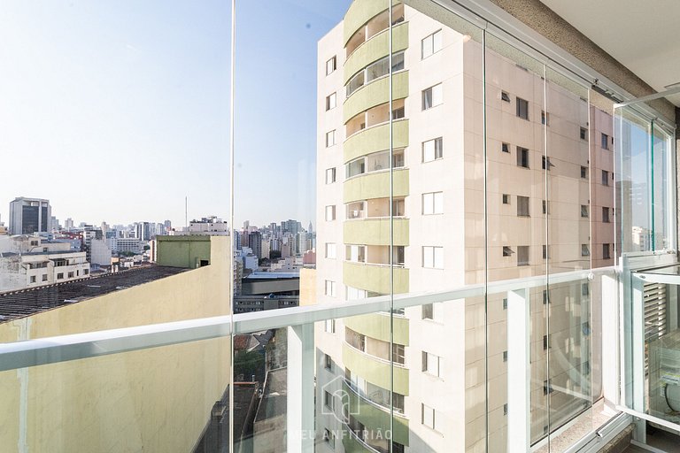 28m² | 3 people | Pool | Near Liberdade