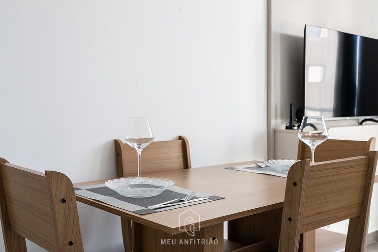 Apartment for 3, complete leisure near Liberdade