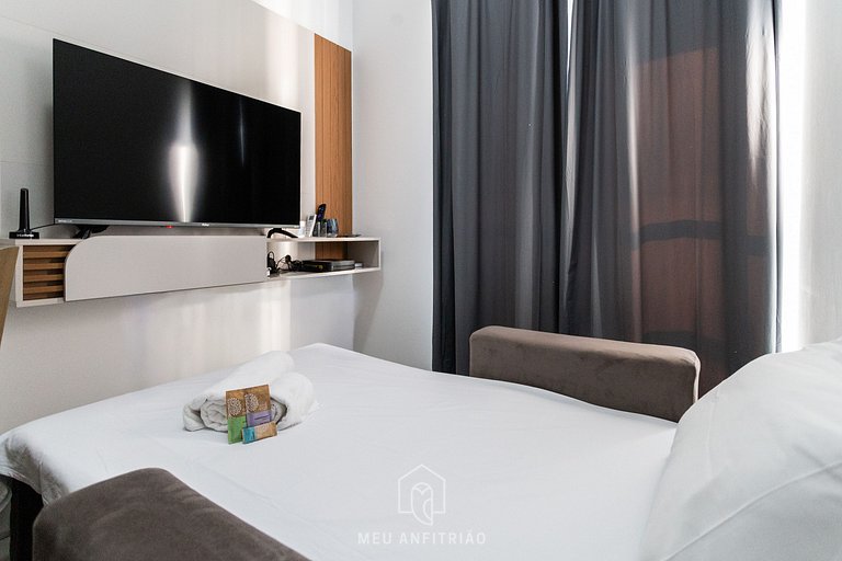 28m² | 3 people | Pool | Near Liberdade